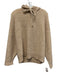 & Other Stories Size XS Tan Beige Polyamide Long Sleeve Knit Hood Ribbed Sweater Tan Beige / XS