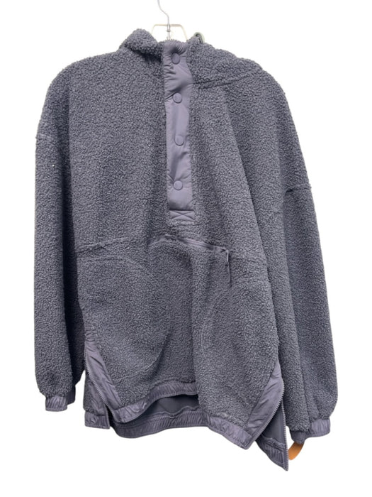 FP Movement Size XS Dusty Purple Polyester Long Sleeve Faux Shearling Sweater Dusty Purple / XS