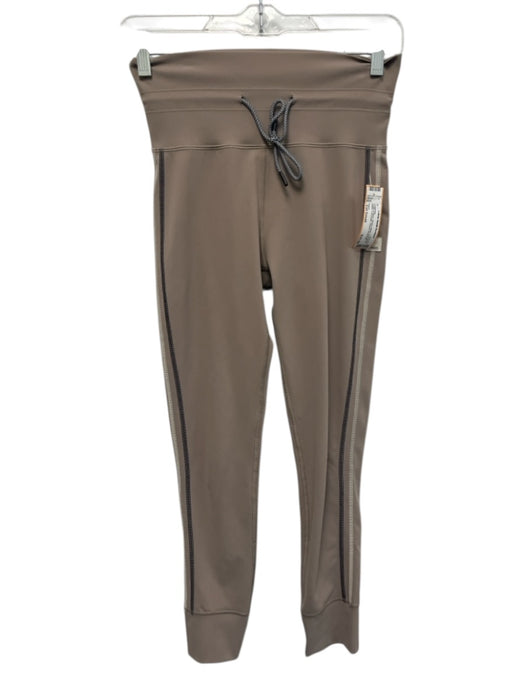 Vuori Size Est Small Beige & Black Stretch Waist Drawstring Waist Leggings Beige & Black / Est Small