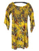 Farm Size Small Yellow & Multi Cotton Blend Floral Long Sleeve Dress Yellow & Multi / Small