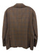 Miller Brothers Brown & Multi Wool Plaid 2 Button Men's Blazer Brown & Multi / 46R