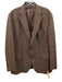 Miller Brothers Brown & Multi Wool Plaid 2 Button Men's Blazer Brown & Multi / 46R
