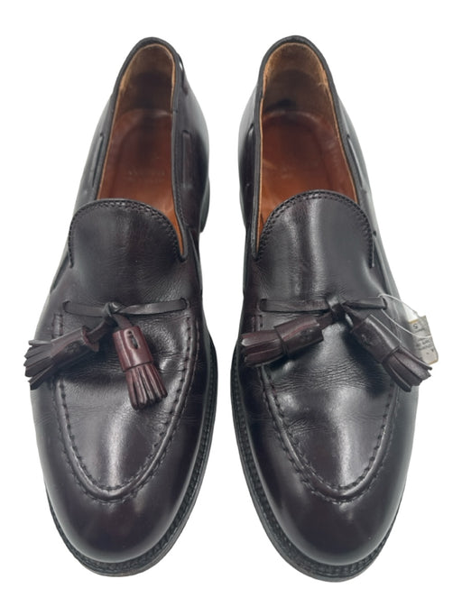 Alden Shoe Size 9.5 Dark Brown Leather Solid Dress Men's Shoes 9.5