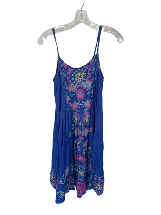 Ruby Yaya Size XS purple & pink Viscose Slacks Kaleidoscope Maxi Dress purple & pink / XS