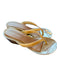 Jeffrey Campbell Shoe Size 8 Brown Rubber Wedge Thong Sandals Brown / 8