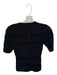 Sea New York Size S Black Viscose Short Sleeve Lace Detail Top Black / S