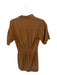 Omika Size XS Brown Cotton Short Sleeve Stitching Drawstring Waist Dress Brown / XS