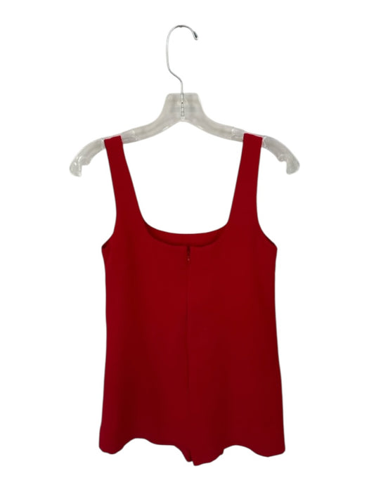 Maeve Size XS Red Polyester Sleeveless built in shorts Back Zip Dress Red / XS