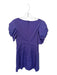 Hyacinth House Size S Purple Polyester Blend Short Balloon Sleeve Back Zip Dress Purple / S