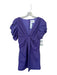 Hyacinth House Size S Purple Polyester Blend Short Balloon Sleeve Back Zip Dress Purple / S