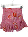 Never a Wallflower Size XS Pink & Orange Cotton Side Zip Tie Dye Belted Skirt Pink & Orange / XS