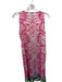 NEMA Resort Wear Size S Pink & Green Polyester Sleeveless Kaleidoscope Dress Pink & Green / S