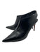 Celine Shoe Size 39 Black Leather Pointed Toe Stiletto Booties Black / 39