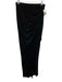 Helmut Lang Size M Black Modal Blend Elastic Waist Slit Draped Maxi Skirt Black / M