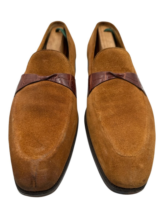 Graziano Girling Shoe Size 9E Brown Suede Loafer Men's Shoes Brown / 9E