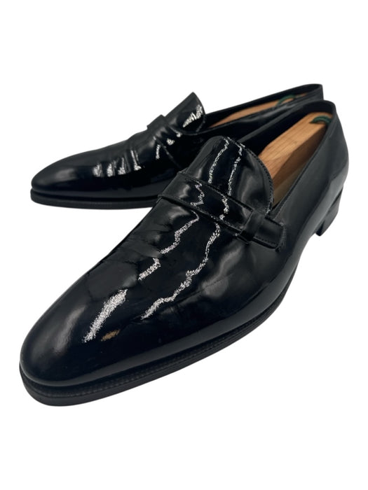 John Lobb Shoe Size 9.5 AS IS Black Leather Solid Loafer Men's Shoes Black / 9.5