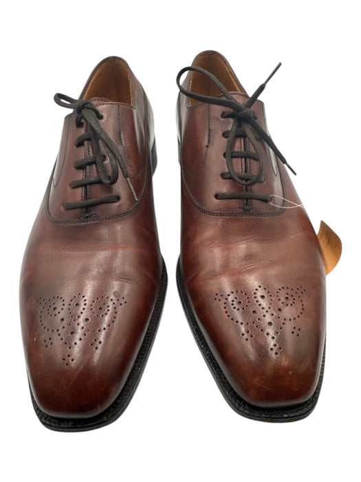 John Lobb Shoe Size Est 9 Brown Leather Solid Loafer Men's Shoes Brown / Est 9