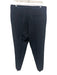 Chloe Size 42 Black Acetate Blend Trouser Hook & Zip Fly Tapered Pants Black / 42