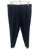 Chloe Size 42 Black Acetate Blend Trouser Hook & Zip Fly Tapered Pants Black / 42