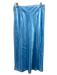 Vince Size L Blue Acetate Elastic Waist Side Zip Maxi Skirt Blue / L