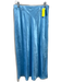 Vince Size L Blue Acetate Elastic Waist Side Zip Maxi Skirt Blue / L
