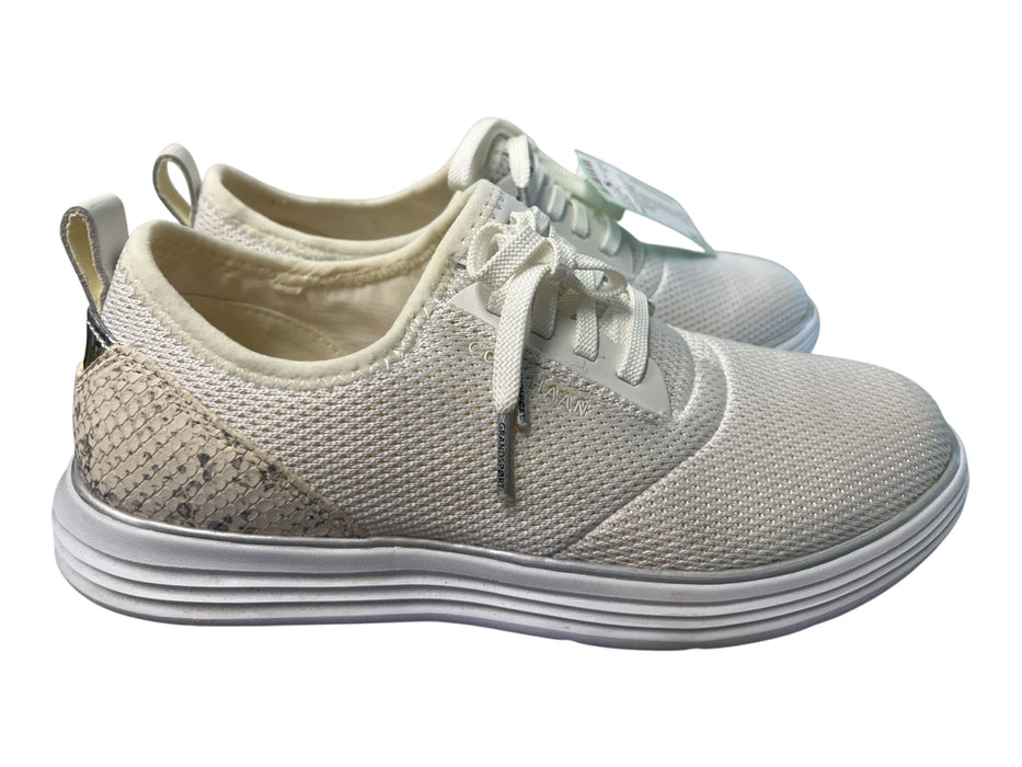 Cole Haan Shoe Size 8 White Manmade Material Round Toe Mesh Detail Sneaker Shoes White / 8