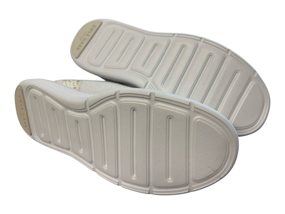 Cole Haan Shoe Size 8 White Manmade Material Round Toe Mesh Detail Sneaker Shoes White / 8