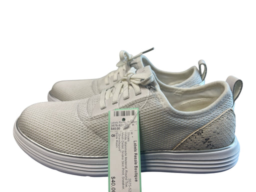 Cole Haan Shoe Size 8 White Manmade Material Round Toe Mesh Detail Sneaker Shoes White / 8