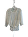 Rebecca Taylor Size 6 Ivory Cotton Round Neck Button Down Pintuck Top Ivory / 6