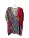 Etro Size S Multi V Neck Batwing Paisley Knit Top Multi / S