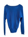 Ralph Lauren Size M Blue Silk Knit Semi Sheer V Neck Long Sleeve Sweater Blue / M
