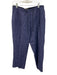 Loro Piana Size 46 Blue Linen Flax Straight Leg TrouserPants Blue / 46