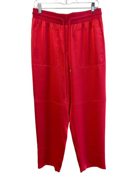 Trina Turk Size Small coral Polyester Blend Tie Waist Front Pocket Pants coral / Small