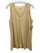 Brunello Cucinelli Size XXL Butter Yellow Silk Blend Sleeveless V Neck Slip Top Butter Yellow / XXL