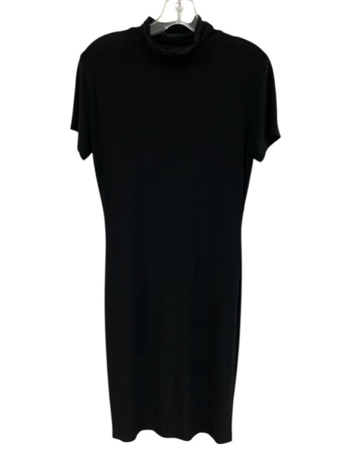 Norma Kamali x Everlast Size Est L Black Faded Fabric Tag Short Sleeve Dress Black / Est L