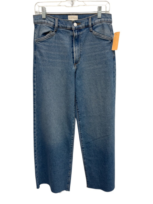Favorite Daughter Size 28 Medium Wash Cotton Denim High Rise Faded Raw Hem Jeans Medium Wash / 28