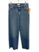 Favorite Daughter Size 28 Medium Wash Cotton Denim High Rise Faded Raw Hem Jeans Medium Wash / 28