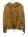 Alo Size Est Small Tan Brown Long Sleeve Mesh Color & Fabric Block Jacket Tan Brown / Est Small