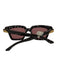 Bottega Veneta Purple & Clear Acetate Gold hardware check Square Sunglasses Purple & Clear