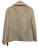 Michael Kors Size 8 Cream White Virgin Wool Double Breast Pockets Jacket Cream White / 8