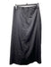 Theory Size 0 Black Silk slip Gathered Front Flowy A line Skirt Black / 0