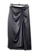 Theory Size 0 Black Silk slip Gathered Front Flowy A line Skirt Black / 0