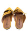 Jeffrey Campbell Shoe Size 6.5 Mustard Suede Pointed Toe Strap with Bow Shoes Mustard / 6.5