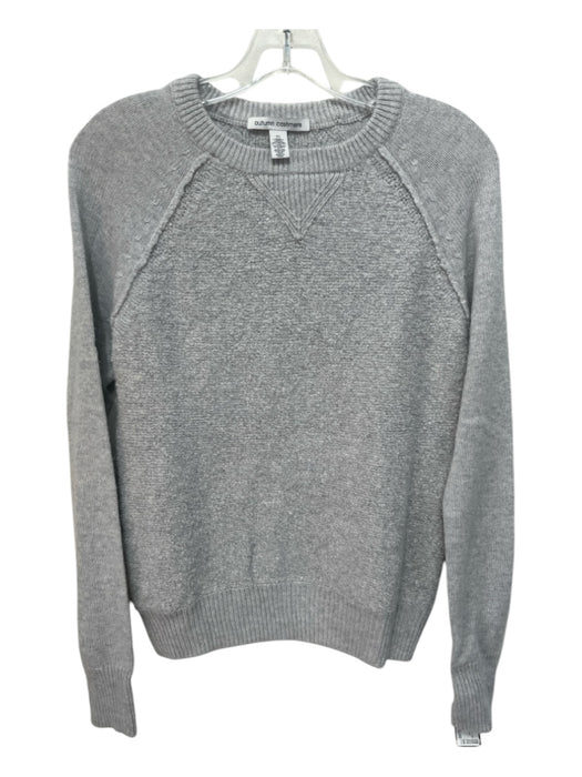 Autumn Cashmere Size XS Gray Cashmere Metallic Thread Crew Neck Sweater Gray / XS