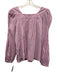 Cleobella Size S Lilac Purple Organic Cotton Button Down Puff Shoulder Top Lilac Purple / S
