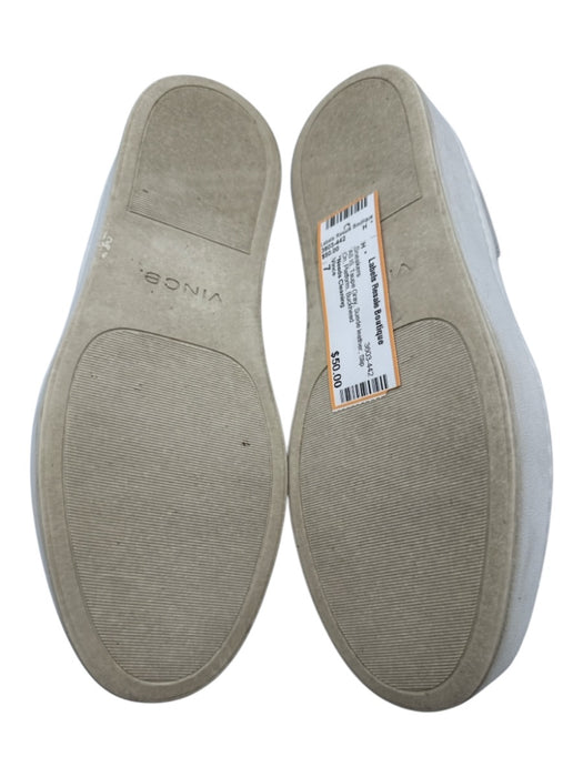 Vince Shoe Size 7 Taupe Gray Suede leather Slip On Platform Sneakers Taupe Gray / 7