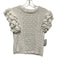 Cleobella Size M White Cotton Ruffle Cap Sleeve Cable Knit Top White / M