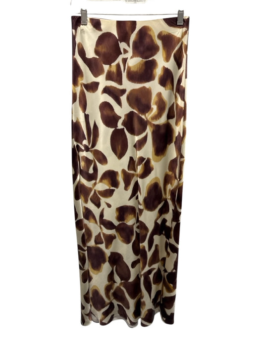 Rails Size S Beige & Brown Viscose & Rayon One Shoulder Sleeveless Skirt Set Beige & Brown / S