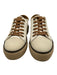 ME + EM Shoe Size 39 White, Brown, Tan Leather Upper round toe lace up Sneakers White, Brown, Tan / 39