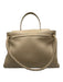 Bottega Veneta Beige Leather Gold Tone Hardware Flap Braided Detail Shoulder Bag Beige / Medium